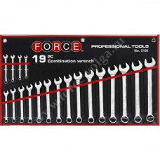 Force набор ключей комбинированных 19пр (6-24мм) Сумка 5191C