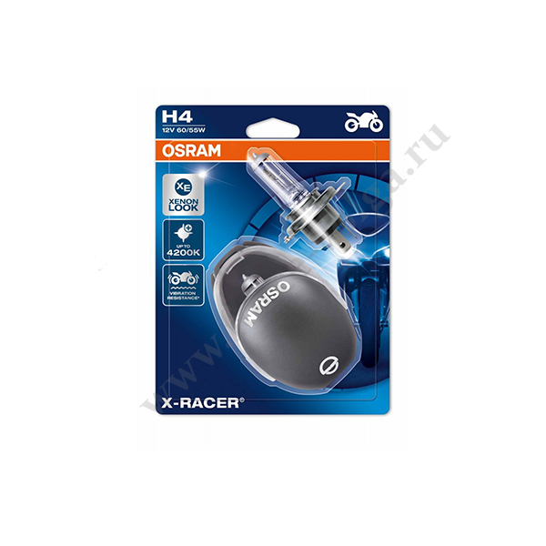 Лампа ОSRAM Н4 (60/55)   X-RACER  набор