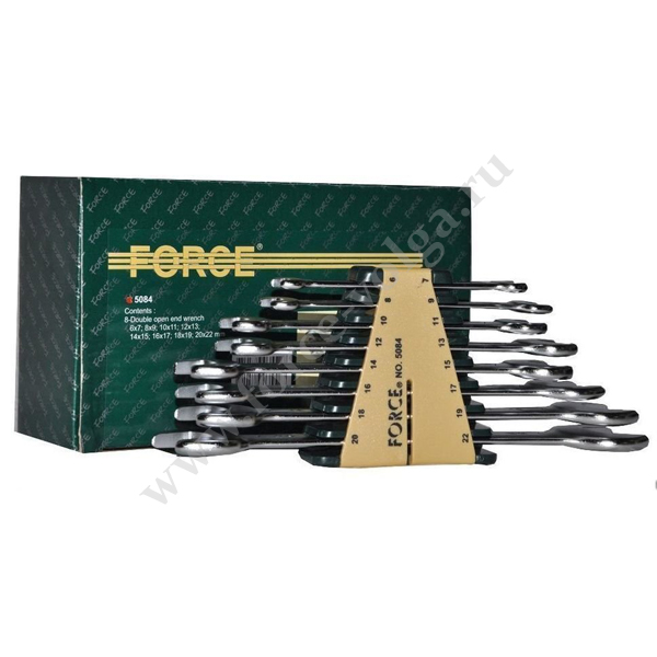 Force набор ключей  рожковых   8пр (6-22)    5084