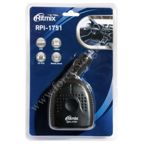 Преобразователь напряжения (инвертор) RITMIX 175W