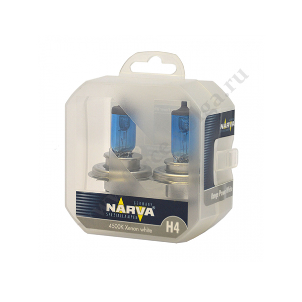 Лампа NARVA Н4 (60/55 W Renge Power White +50%) 48861